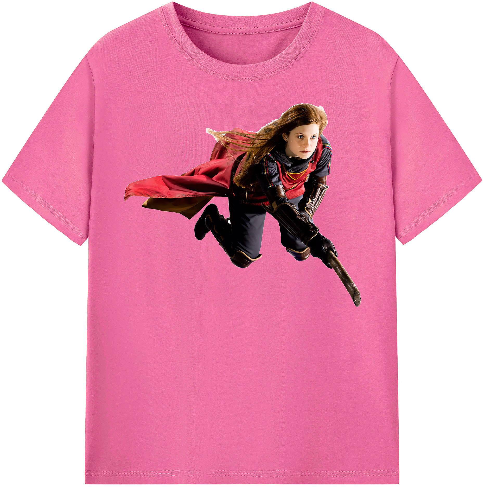 （画像用） Harry Potter ハリー・ポッターシリーズ レディースカジュアルプリントTシャツ（綿100％）